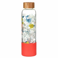 Joules Floral Print Glass Water Bottle 9 Joules Floral Print Glass Water Bottle -Campus Gifts Sales joules jls2103 j floral print glass water bottle 03