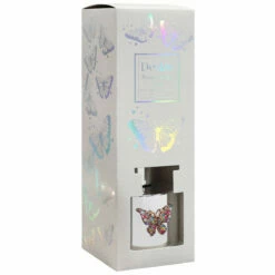 Desire Silver Butterfly Pomegranate Noir 200ml Reed Diffuser -Campus Gifts Sales lesser pavey lp49693 silver butterfly pomegranate noir 200ml reed diffuser 3
