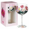 Lynsey Johnstone Hand Painted Daisies & Dragonflies Gin Glass -Campus Gifts Sales lesser pavey lp49747 lynsey johnstone daisies dragonflies gin glass 1