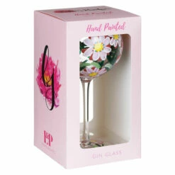 Lynsey Johnstone Hand Painted Daisies & Dragonflies Gin Glass -Campus Gifts Sales lesser pavey lp49747 lynsey johnstone daisies dragonflies gin glass 3