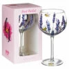 Lynsey Johnstone Hand Painted Bees & Lavender Gin Glass 1 Lynsey Johnstone Hand Painted Bees & Lavender Gin Glass -Campus Gifts Sales lesser pavey lp49753 lynsey johnstone bees lavender gin glass 1