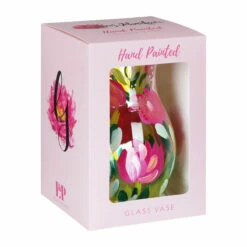 Lynsey Johnstone Hand Painted Pink Tulips Posy Vase -Campus Gifts Sales lesser pavey lp49756 lynsey johnstone pink tulips posy vase 3