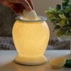 Desire Bulbous Woodland Aroma Ceramic Lamp Wax Melt Warmer