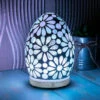 Desire White Flower Egg Colour Changing Aroma Humidifier 2 Desire White Flower Egg Colour Changing Aroma Humidifier -Campus Gifts Sales lesser and pavey lp47500 desire white flower humidifier lifestyle 1