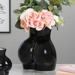 Desire Black Body Derriere Vase