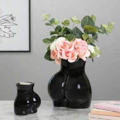 Desire Black Body Derriere Vase 11 Desire Black Body Derriere Vase -Campus Gifts Sales lesser and pavey lp48105 black derriere vase lifestyle 2