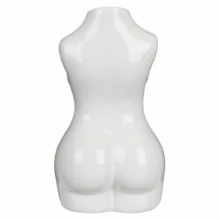 Desire White Body Torso Vase 12 Desire White Body Torso Vase -Campus Gifts Sales lesser and pavey lp48224 white body torso vase 03