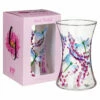 Lynsey Johnstone Hand Painted Dragonfly With Pink Flowers Hourglass Vase -Campus Gifts Sales lesser and pavey lp48333 dragonfly lynsey johnstone vase 03