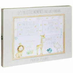 Little Moments Safari Triple Collage Wooden Photo Frame -Campus Gifts Sales lesser and pavey lp49277 little moments safari triple collage wooden photo frame 3