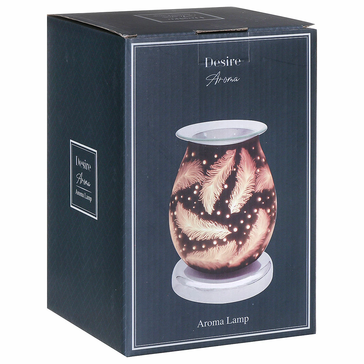 Desire Bulbous Satin Feather Aroma Lamp Wax Melt Warmer 5 Desire Bulbous Satin Feather Aroma Lamp Wax Melt Warmer - Image 3