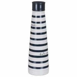 Kate Spade New York Navy Stripe Stainless Steel Water Bottle -Campus Gifts Sales lifeguard press 222741 kate spade navy stripe stainless steel water bottle 3