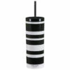 Kate Spade New York Sarah Stripe Acrylic Tumbler With Straw -Campus Gifts Sales lifeguard press 223230 kate spade tumbler with straw 1
