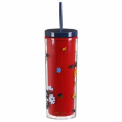 Kate Spade New York Bouquet Toss Acrylic Tumbler With Straw