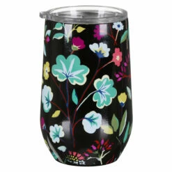 Kate Spade New York Autumn Floral Stainless Steel Wine Tumbler -Campus Gifts Sales lifeguard press 224549 kate spade autumn floral wine tumbler 4