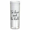 Kate Spade New York ‘To Have & To Hold’ Acrylic Thermal Mug -Campus Gifts Sales lifeguard press 227590 kate spade to have and to hold thermal travel mug 01