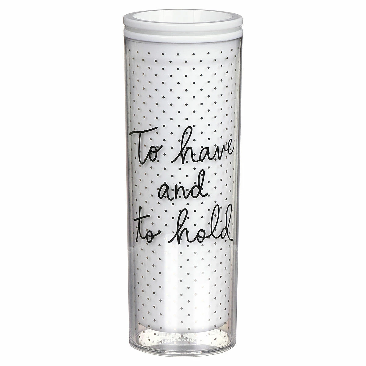 Kate Spade New York ‘To Have & To Hold’ Acrylic Thermal Mug 3 Kate Spade New York ‘To Have & To Hold’ Acrylic Thermal Mug