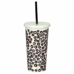 Kate Spade New York Flair Flora Tumbler With Straw