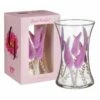 Lynsey Johnstone Hand Painted Purple Pampas Hourglass Vase -Campus Gifts Sales lynsey johnstone lp49172 hand painted purple pampas vase 1