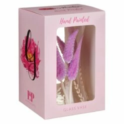 Lynsey Johnstone Hand Painted Purple Pampas Hourglass Vase -Campus Gifts Sales lynsey johnstone lp49172 hand painted purple pampas vase 3