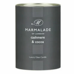 Marmalade Of London Cashmere & Cocoa 230g Luxury Glass Soy Candle -Campus Gifts Sales marmalade of london 12125 cashmere cocoa 230g luxury glass candle 4