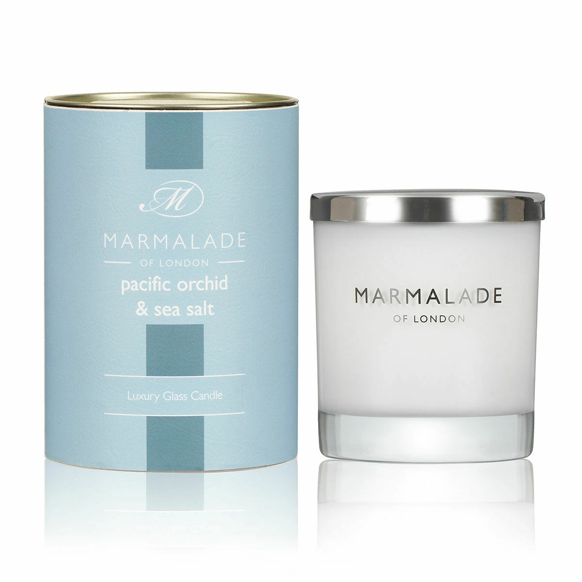 Marmalade Of London Pacific Orchid & Sea Salt 230g Luxury Glass Soy Candle 3 Marmalade Of London Pacific Orchid & Sea Salt 230g Luxury Glass Soy Candle