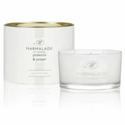Campus Gifts Sales 18 Marmalade Of London Prosecco & Juniper 400g 3 Wick Glass Soy Candle