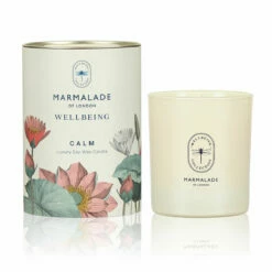 Campus Gifts Sales 24 Marmalade Of London Calm 230g Wellbeing Glass Soy Candle