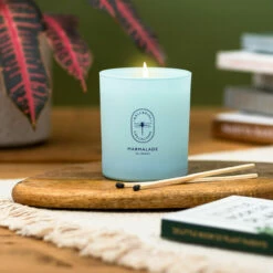 Marmalade Of London Balance 230g Wellbeing Glass Soy Candle -Campus Gifts Sales marmalade of london 13771 balance 230g wellbeing glass candle lifestyle 3