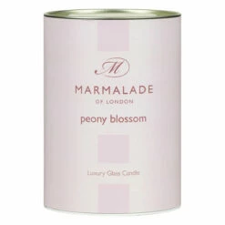 Marmalade Of London Peony Blossom 230g Luxury Glass Soy Candle -Campus Gifts Sales marmalade of london 14051 peony blossom 230g luxury glass candle 4