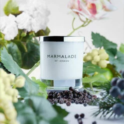 Marmalade Of London Prosecco & Juniper 230g Luxury Glass Soy Candle -Campus Gifts Sales marmalade of london 19902 prosecco juniper 230g luxury glass candle lifestyle 1 1