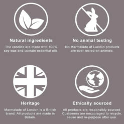 Marmalade Of London Pacific Orchid & Sea Salt 230g Luxury Glass Soy Candle 19 Marmalade Of London Pacific Orchid & Sea Salt 230g Luxury Glass Soy Candle -Campus Gifts Sales marmalade of london key facts 34