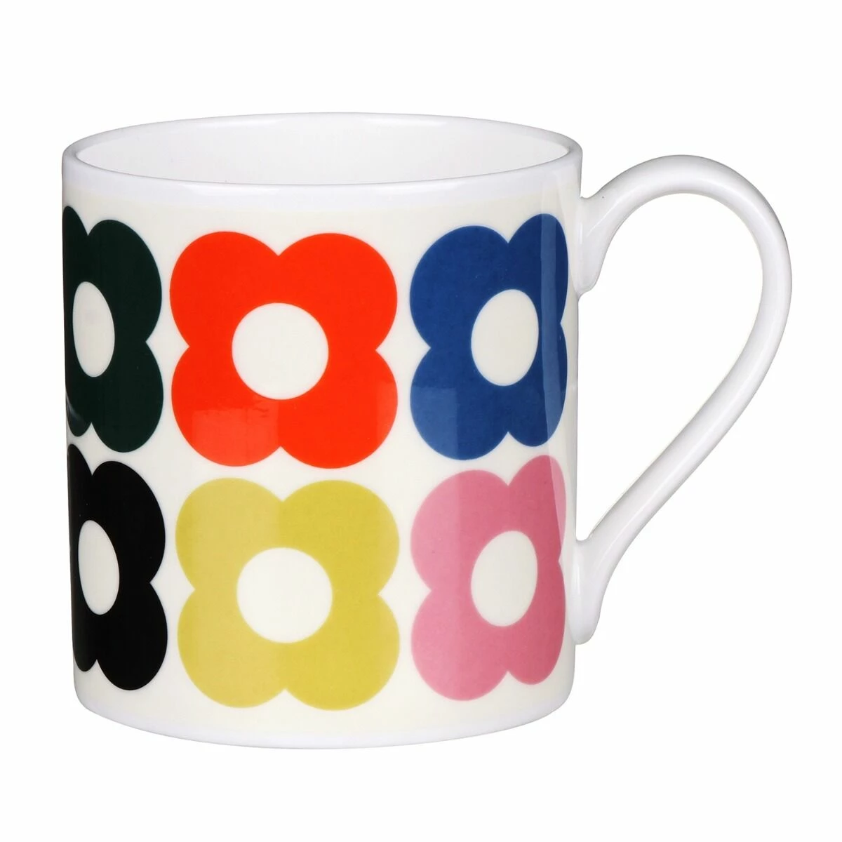 Orla Kiely Spot Flower Fun Large Mug 3 Orla Kiely Spot Flower Fun Large Mug