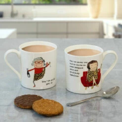 Rosie Made A Thing You’ve Still Got It Mug 12 Rosie Made A Thing You’ve Still Got It Mug -Campus Gifts Sales mclaggan rosie made a thing qrh01 leopard skin mug lifestyleb 1