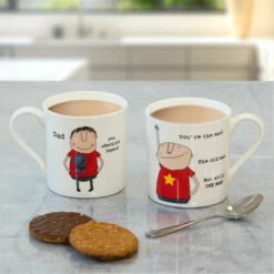 Rosie Made A Thing You’re The Man Mug -Campus Gifts Sales mclaggan rosie made a thing qrh05 dad mug qrh34 youre the man mug lifetsyleb 1