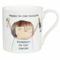 Rosie Made A Thing Prosecco On The Inside Mug