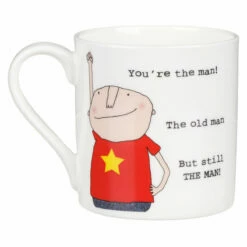 Rosie Made A Thing You’re The Man Mug -Campus Gifts Sales mclaggan rosie made a thing qrh34 youre the man mug 02