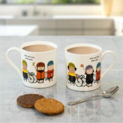 Rosie Made A Thing Cycling/Beer Mug -Campus Gifts Sales mclaggan rosie made a thing qrh47 cycling cake qrh46 cycling beer mug lifestyleb