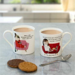 Rosie Made A Thing Kids In Bed Mug -Campus Gifts Sales mclaggan rosie made a thing qrh50 nothing happened qrh03 kids bed mug lifestyleb
