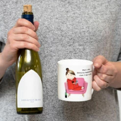 Rosie Made A Thing What A Day. Nothing Happened And Then I Was Tired. Mug -Campus Gifts Sales mclaggan rosie made a thing qrh50 what a day nothing happened mug lifestyle 02