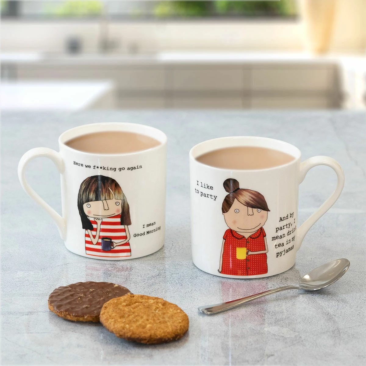 Rosie Made A Thing Here We F**king Go Again. I Mean Good Morning. Mug 5 Rosie Made A Thing Here We F**king Go Again. I Mean Good Morning. Mug - Image 3