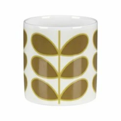 Orla Kiely Linear Stem Olive Large Mug -Campus Gifts Sales mclaggan smith orla kiely msqok169 linear stem olive large mug 02