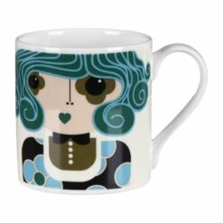 Orla Kiely Dee Dee Teal Large Mug
