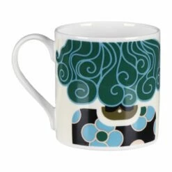 Orla Kiely Dee Dee Teal Large Mug 7 Orla Kiely Dee Dee Teal Large Mug -Campus Gifts Sales mclaggan smith orla kiely msqok170 dee dee teal large mug 03