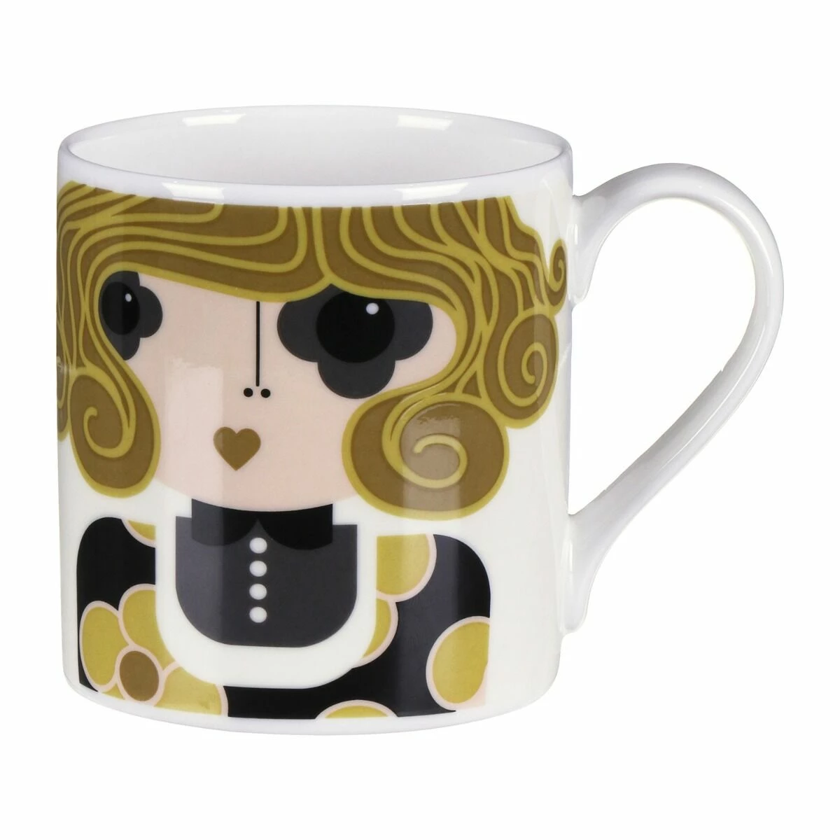 Orla Kiely Dee Dee Olive Large Mug 3 Orla Kiely Dee Dee Olive Large Mug