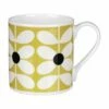 Orla Kiely 60’s Stem Ochre Large Mug -Campus Gifts Sales mclaggan smith orla kiely msqok175 60s stem ochre large mug 01