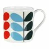 Orla Kiely Multi Solid Stem Large Mug -Campus Gifts Sales mclaggan smith orla kiely msqok179 multi solid stem large mug 01