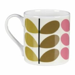 Orla Kiely Multi Solid Stem Large Mug -Campus Gifts Sales mclaggan smith orla kiely msqok179 multi solid stem large mug 03