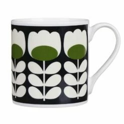 Orla Kiely Green Tulip Stem Large Mug