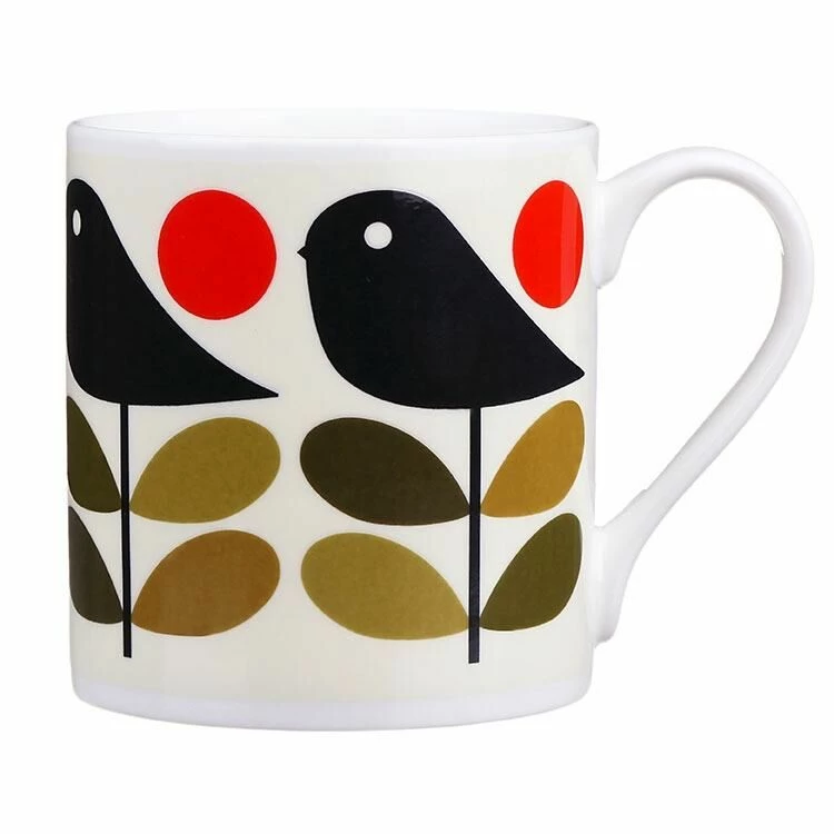 Orla Kiely Early Bird Large Mug 3 Orla Kiely Early Bird Large Mug