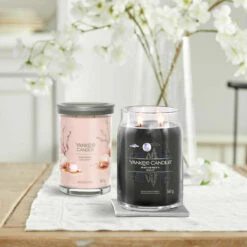 Yankee Candle Pink Sands Signature Large Tumbler Candle -Campus Gifts Sales midsummers night pink sands signature collection lifestyle 1 1